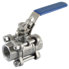 3 Peice Full Bore St St Ball Valve