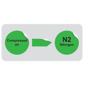 ADHESIVE IDENTIFICATION LABELS