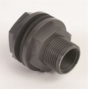 Metric PVC tank connector